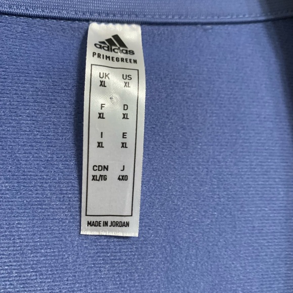 Adidas periwinkle/aqua track jacket - Picture 3 of 3